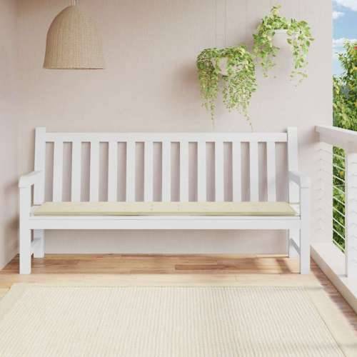 Jastuk za vrtnu klupu krem 200x50x4 cm od tkanine Oxford - Krema 200 x 50 x 3 cm 1 Cijena
