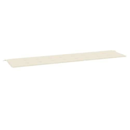 Jastuk za vrtnu klupu krem 200x50x4 cm od tkanine Oxford - Krema 200 x 50 x 3 cm 1 Cijena
