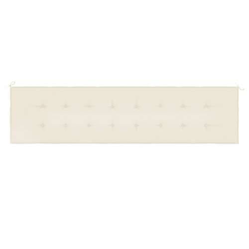Jastuk za vrtnu klupu krem 200x50x4 cm od tkanine Oxford - Krema 200 x 50 x 3 cm 1 Cijena