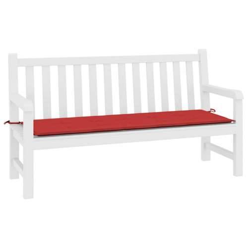 Jastuk za vrtnu klupu crveni 200x50x4 cm od tkanine Oxford - Crvena 200 x 50 x 3 cm 1 Cijena