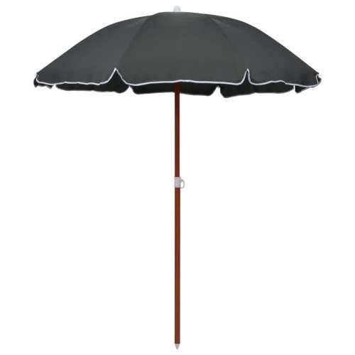 Vrtni suncobran s čeličnim stupom 180 cm antracit - Antracit 180 cm 1 Cijena