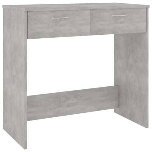 Radni stol siva boja betona 80 x 40 x 75 cm konstruirano drvo - Beton siva Cijena
