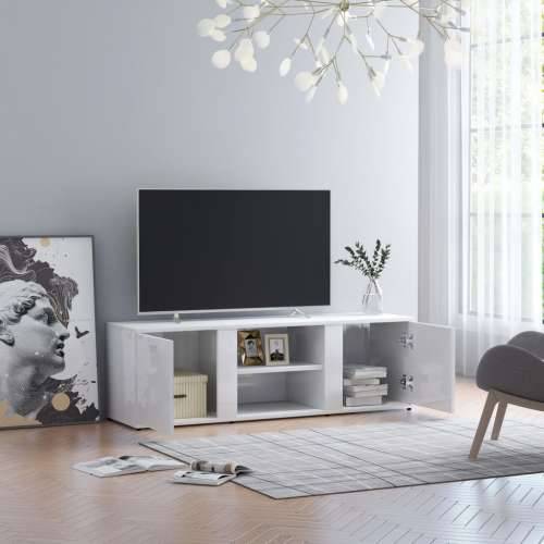 TV ormarić visoki sjaj bijeli 120 x 34 x 37 cm od iverice Cijena