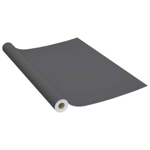 Samoljepljiva folija za namještaj siva 500 x 90 cm PVC Cijena