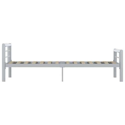 Okvir za krevet sivo-bijeli metalni 90 x 200 cm - Siva i bijela 90 x 200 cm Cijena