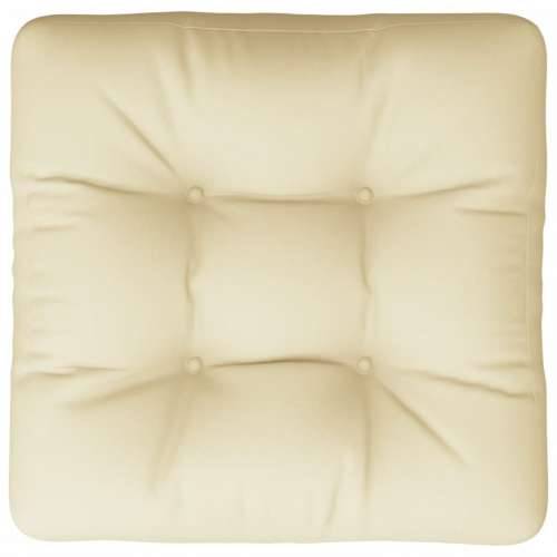 Jastuk za palete krem 60 x 61,5 x 10 cm od tkanine Cijena
