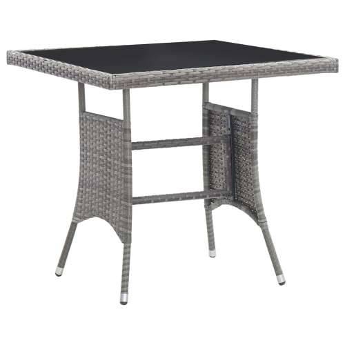 Vrtni stol antracit 80 x 80 x 74 cm od poliratana Cijena