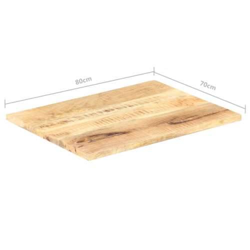 Stolna ploča od masivnog drva manga 25 - 27 mm 80 x 70 cm - 80 x 70 cm 25-27 mm 1 masivno drvo manga Cijena