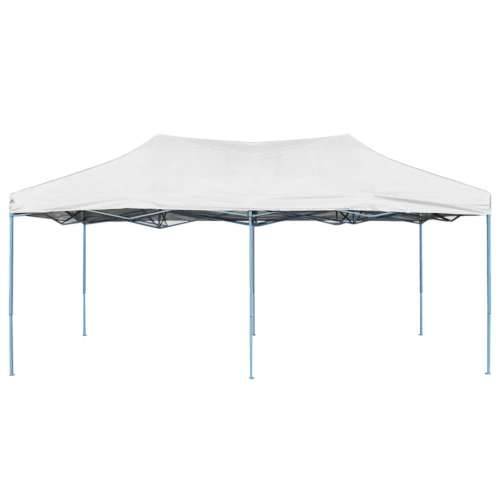 Profesionalni sklopivi šator za zabave 3 x 6 m čelični bijeli Cijena