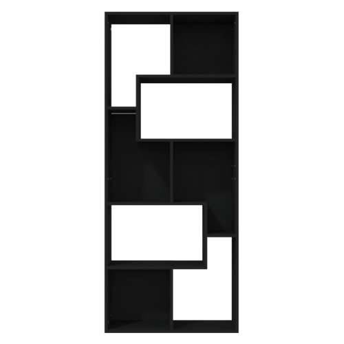 Ormarić za knjige crni 67 x 24 x 161 cm od konstruiranog drva - Crna 1 Cijena