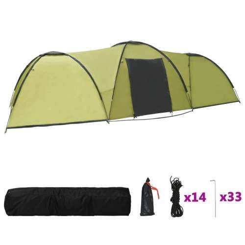 Iglu šator za kampiranje 650 x 240 x 190 cm za 8 osoba zeleni Cijena