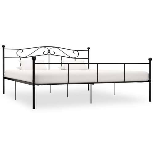 Okvir za krevet crni metalni 180 x 200 cm