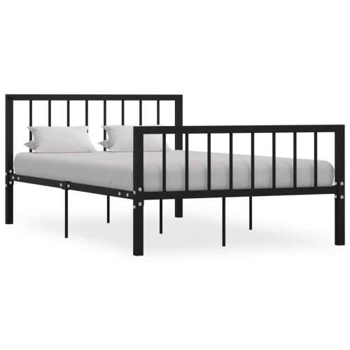 Okvir za krevet crni metalni 120 x 200 cm Cijena
