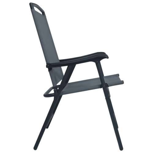 3-dijelni bistro set sivi čelični - Siva 3 Cijena
