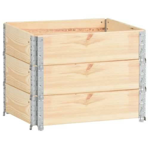 Okviri za palete 3 kom 60 x 80 cm od masivne borovine - 60 x 80 cm 3 Cijena