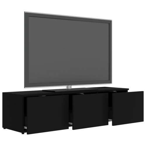 TV ormarić crni 120 x 34 x 30 cm od iverice Cijena