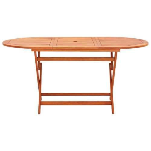 Sklopivi vrtni stol 160x85x74 cm od masivnog drva eukaliptusa Cijena