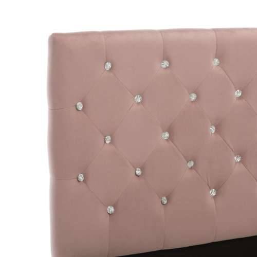 Okvir za krevet ružičasti baršunasti 90 x 200 cm Cijena