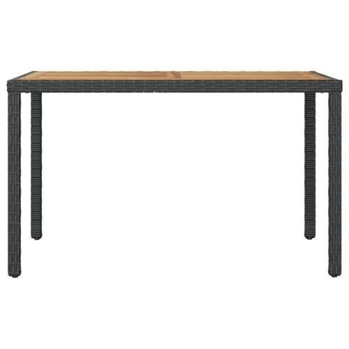 Vrtni stol crno-smeđi 123 x 60 x 74 cm masivno bagremovo drvo Cijena