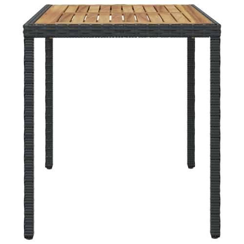 Vrtni stol crno-smeđi 123 x 60 x 74 cm masivno bagremovo drvo Cijena