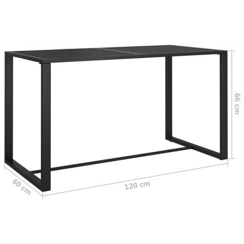 6-dijelna vrtna garnitura s jastucima aluminijska antracit - 2x kutna + srednja + 2x fotelja + stol 1 Cijena