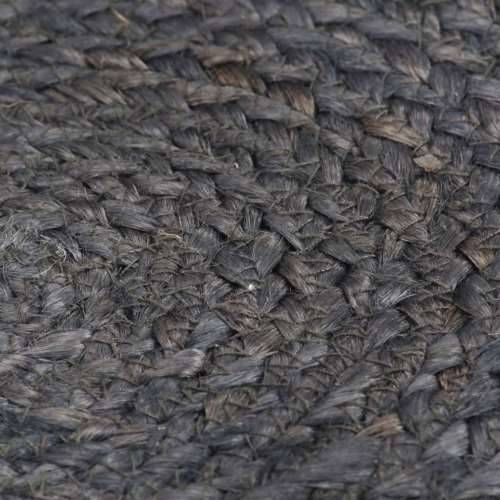 Podmetači 4 kom obični/tamnosivi 38 cm okrugli od jute - Tamno siva 4 Juta Cijena