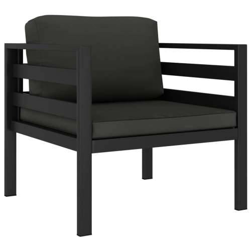 Sofa za jednu osobu s jastucima aluminijska antracit  1 kauč za jednu osobu Cijena