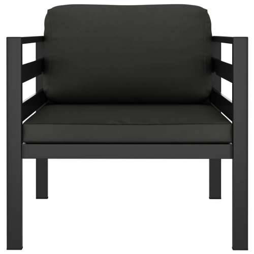 Sofa za jednu osobu s jastucima aluminijska antracit  1 kauč za jednu osobu Cijena