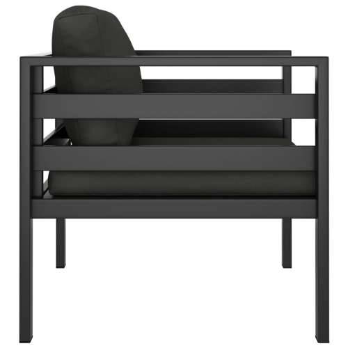 Sofa za jednu osobu s jastucima aluminijska antracit  1 kauč za jednu osobu Cijena
