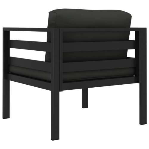 Sofa za jednu osobu s jastucima aluminijska antracit  1 kauč za jednu osobu Cijena