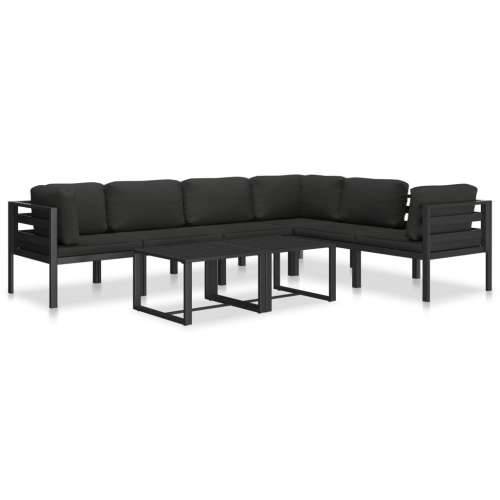Sofa za jednu osobu s jastucima aluminijska antracit  1 kauč za jednu osobu Cijena