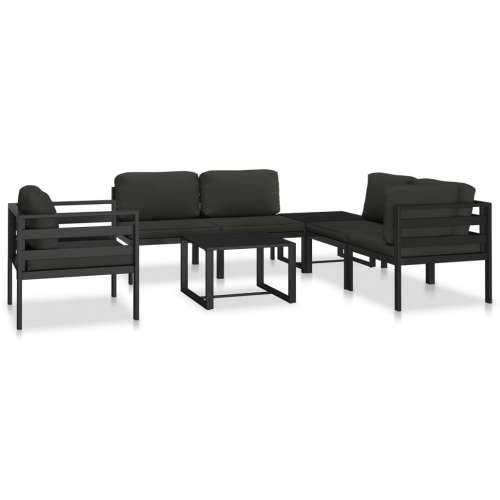 Sofa za jednu osobu s jastucima aluminijska antracit  1 kauč za jednu osobu Cijena