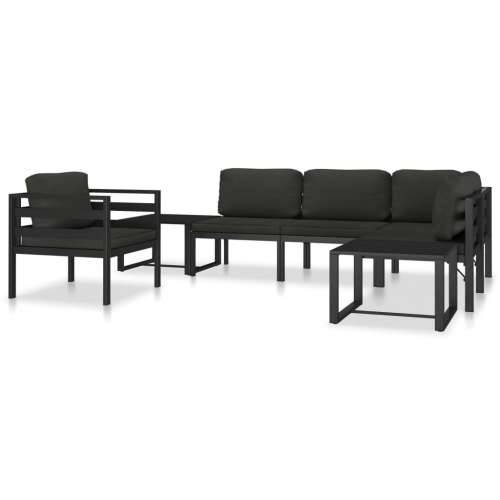 Sofa za jednu osobu s jastucima aluminijska antracit  1 kauč za jednu osobu Cijena