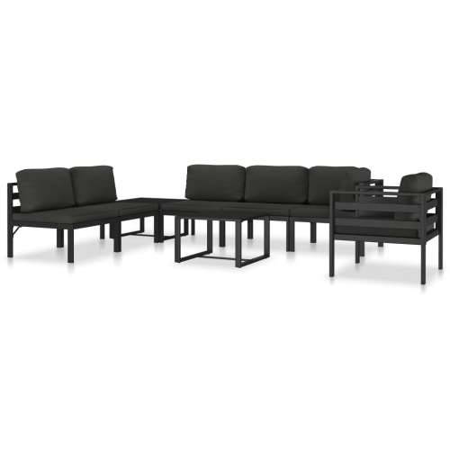 Sofa za jednu osobu s jastucima aluminijska antracit  1 kauč za jednu osobu Cijena