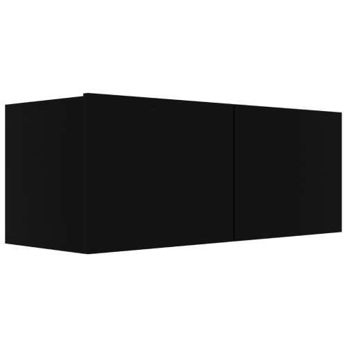 TV ormarić crni 80 x 30 x 30 cm od iverice Cijena