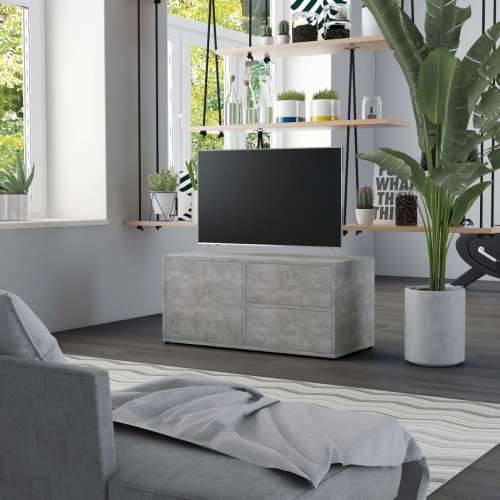 TV ormarić siva boja betona 80 x 34 x 36 cm konstruirano drvo Beton siva 1 Cijena