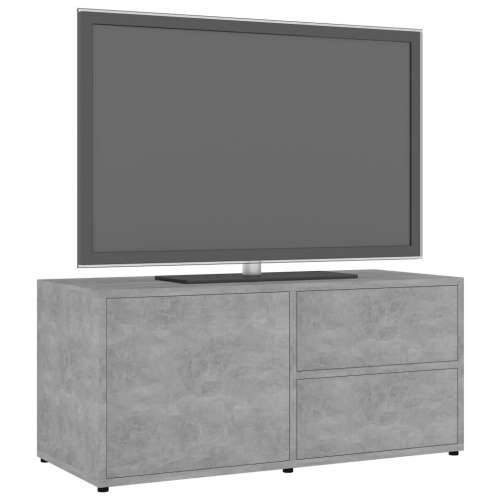 TV ormarić siva boja betona 80 x 34 x 36 cm konstruirano drvo - Beton siva 1 Cijena
