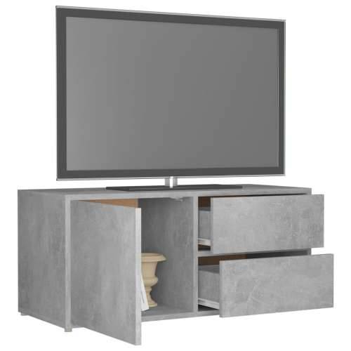 TV ormarić siva boja betona 80 x 34 x 36 cm konstruirano drvo - Beton siva 1 Cijena