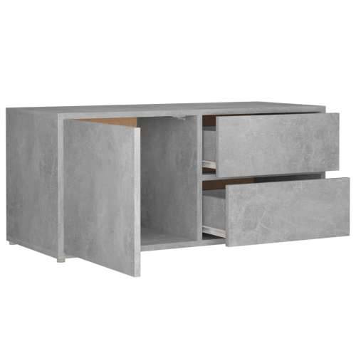 TV ormarić siva boja betona 80 x 34 x 36 cm konstruirano drvo - Beton siva 1 Cijena