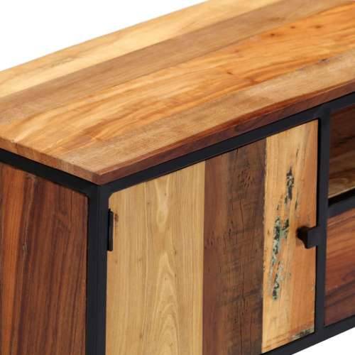 TV ormarić 120x30x40 cm od masivnog obnovljenog drva i čelika Cijena