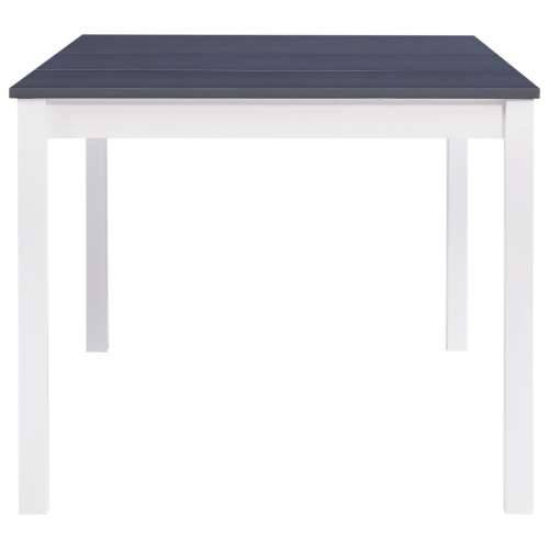 Blagavaonski stol bijelo-sivi 180 x 90 x 73 cm od borovine Cijena