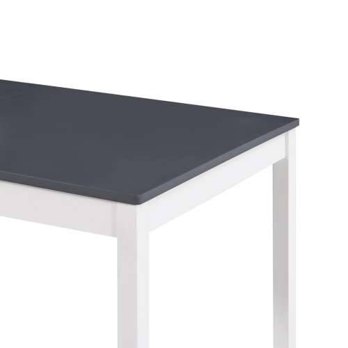 Blagavaonski stol bijelo-sivi 180 x 90 x 73 cm od borovine Cijena