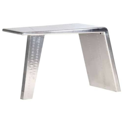 Avijatičarski radni stol srebrni 112 x 50 x 76 cm metalni Cijena