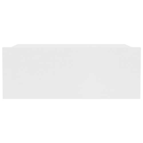 Viseći noćni ormarić bijeli 40 x 30 x 15 cm od iverice Cijena