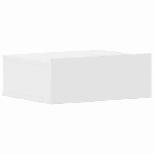 Viseći noćni ormarići 2 kom 40 x 30 x 15 cm konstruirano drvo - Bijela 2 Cijena