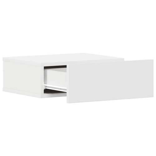 Viseći noćni ormarići 2 kom 40 x 30 x 15 cm konstruirano drvo - Bijela 2 Cijena