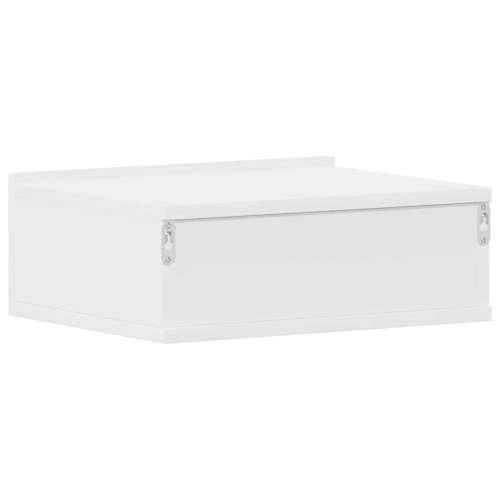 Viseći noćni ormarići 2 kom 40 x 30 x 15 cm konstruirano drvo - Bijela 2 Cijena