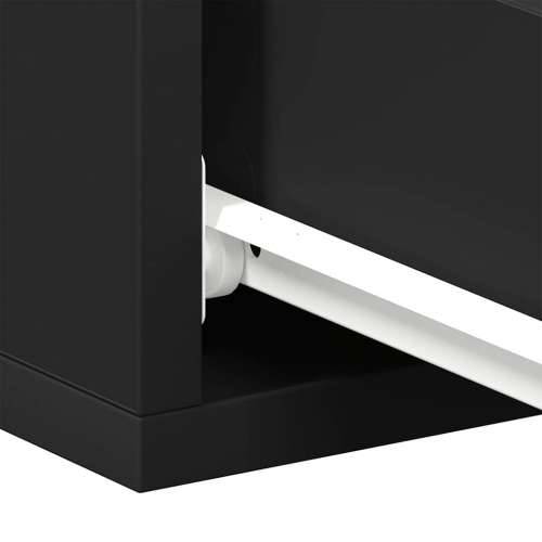 Viseći noćni ormarići 2 kom crni 40x30x15 cm konstruirano drvo - Crna 2 Cijena