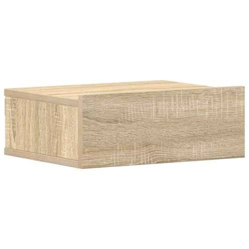 Viseći noćni ormarić boja hrasta 40x30x15 cm konstruirano drvo - sonoma hrast 1 Cijena