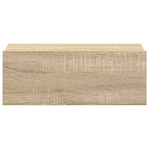 Viseći noćni ormarić boja hrasta 40x30x15 cm konstruirano drvo - sonoma hrast 1 Cijena